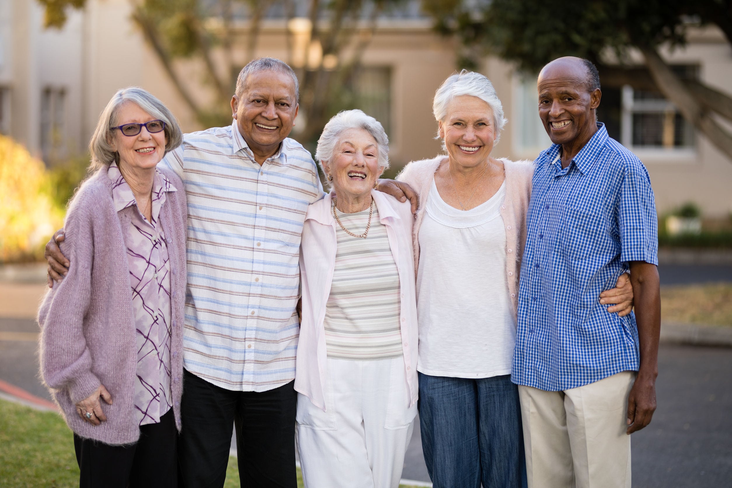 Elderly friends